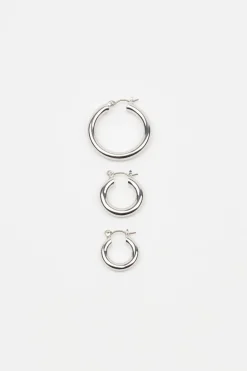 3 Pack Hoop Earrings*Garage Clothing Sale