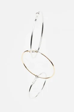3 Pack Thin Oversized Hoop Earrings*Garage Clothing Clearance