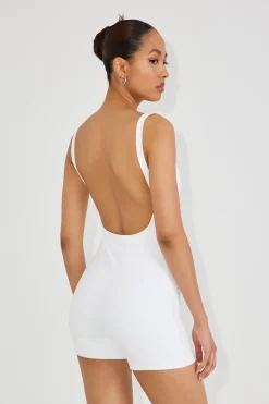 Ally Low Back Active Romper*Garage Clothing Cheap