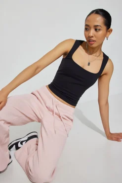 Amber Portrait Neck Tank Top*Garage Clothing Cheap