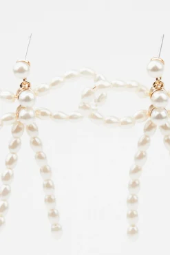 Bow Pearl Earrings*Garage Clothing Flash Sale