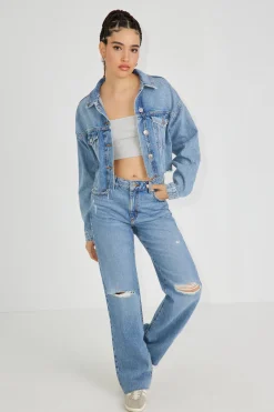 Boyfriend Crop Jacket*Garage Clothing Cheap