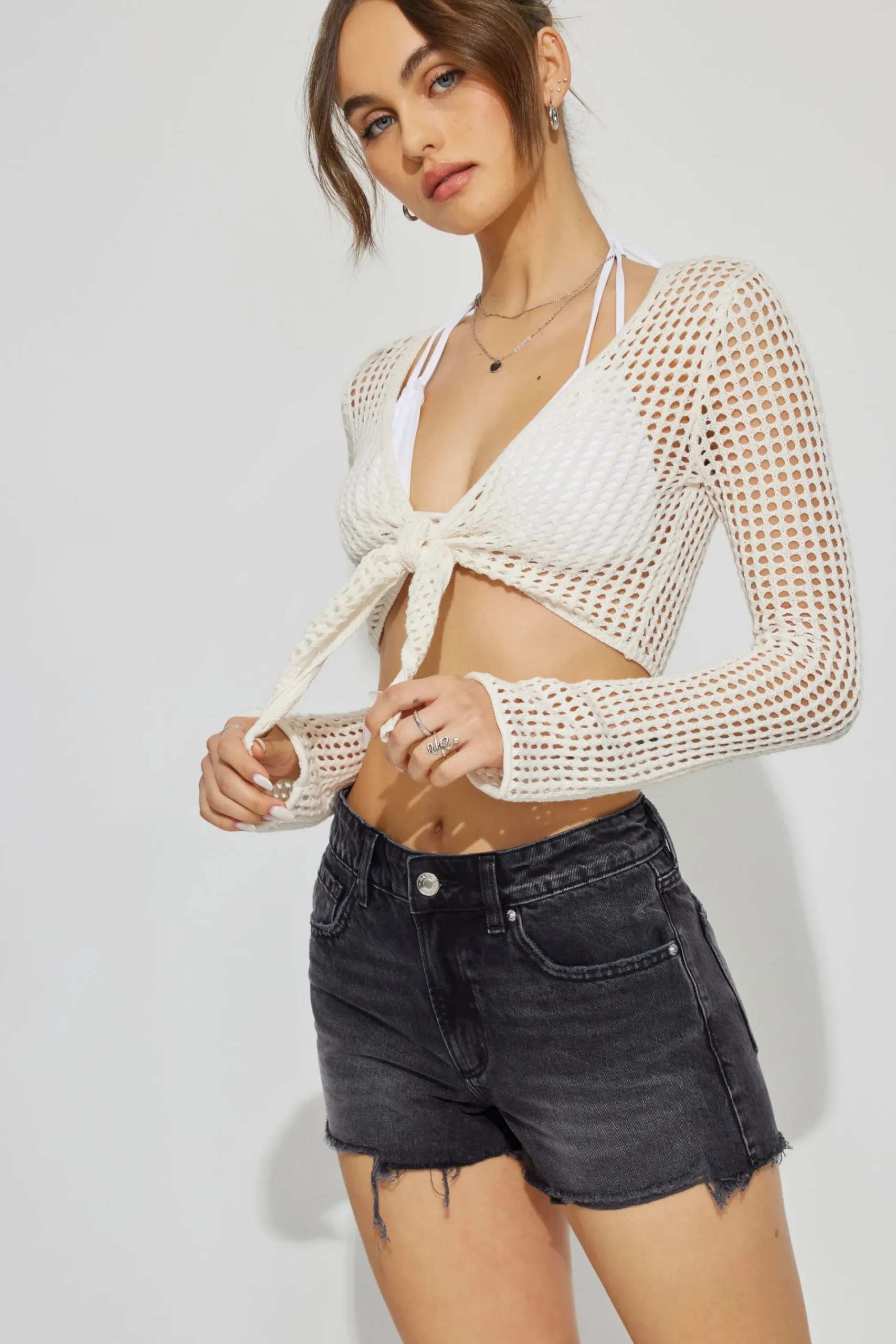 Classic Cut-Off Mom Jean Shorts*Garage Clothing Sale