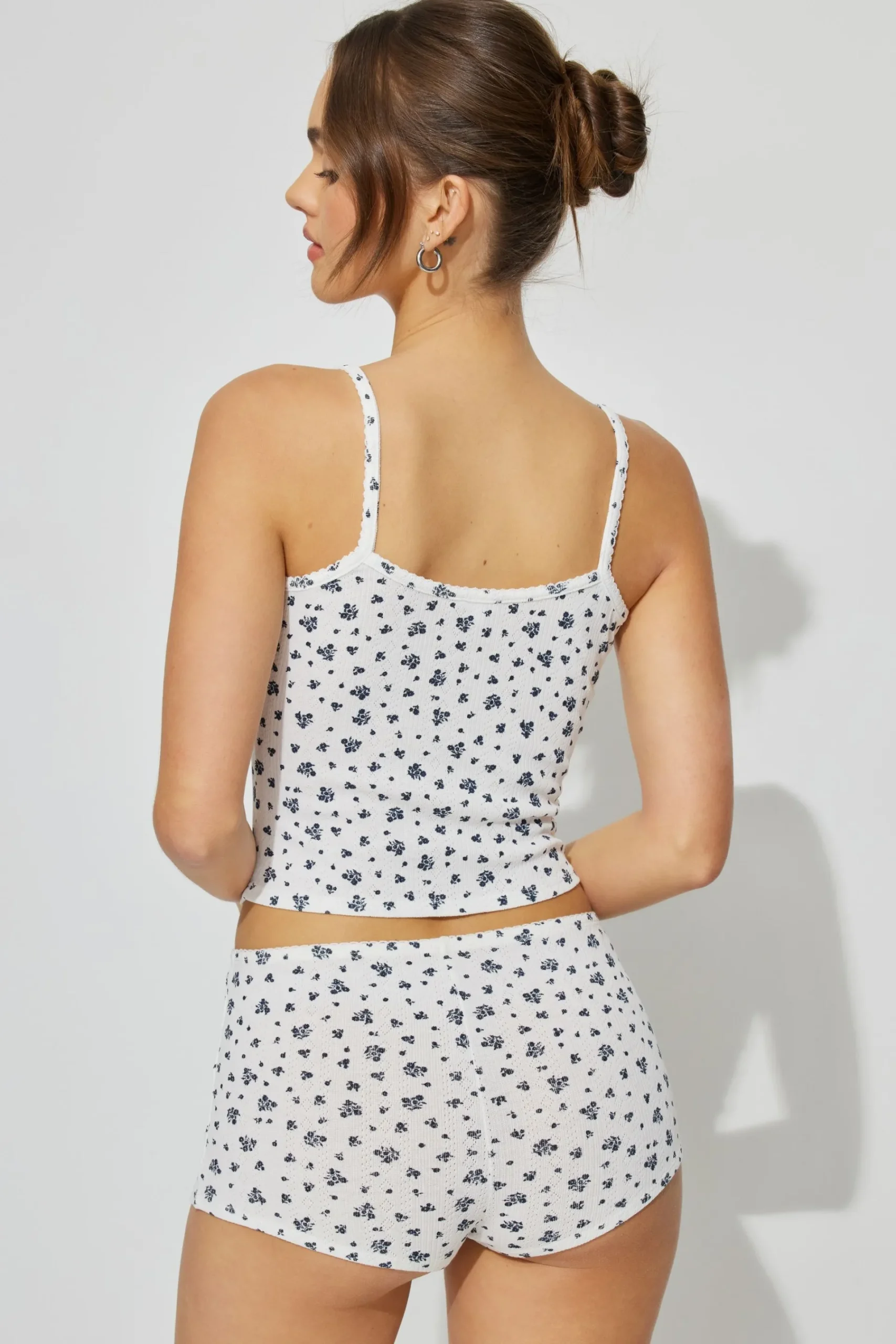 Cropped Pointelle Cami*Garage Clothing Best Sale