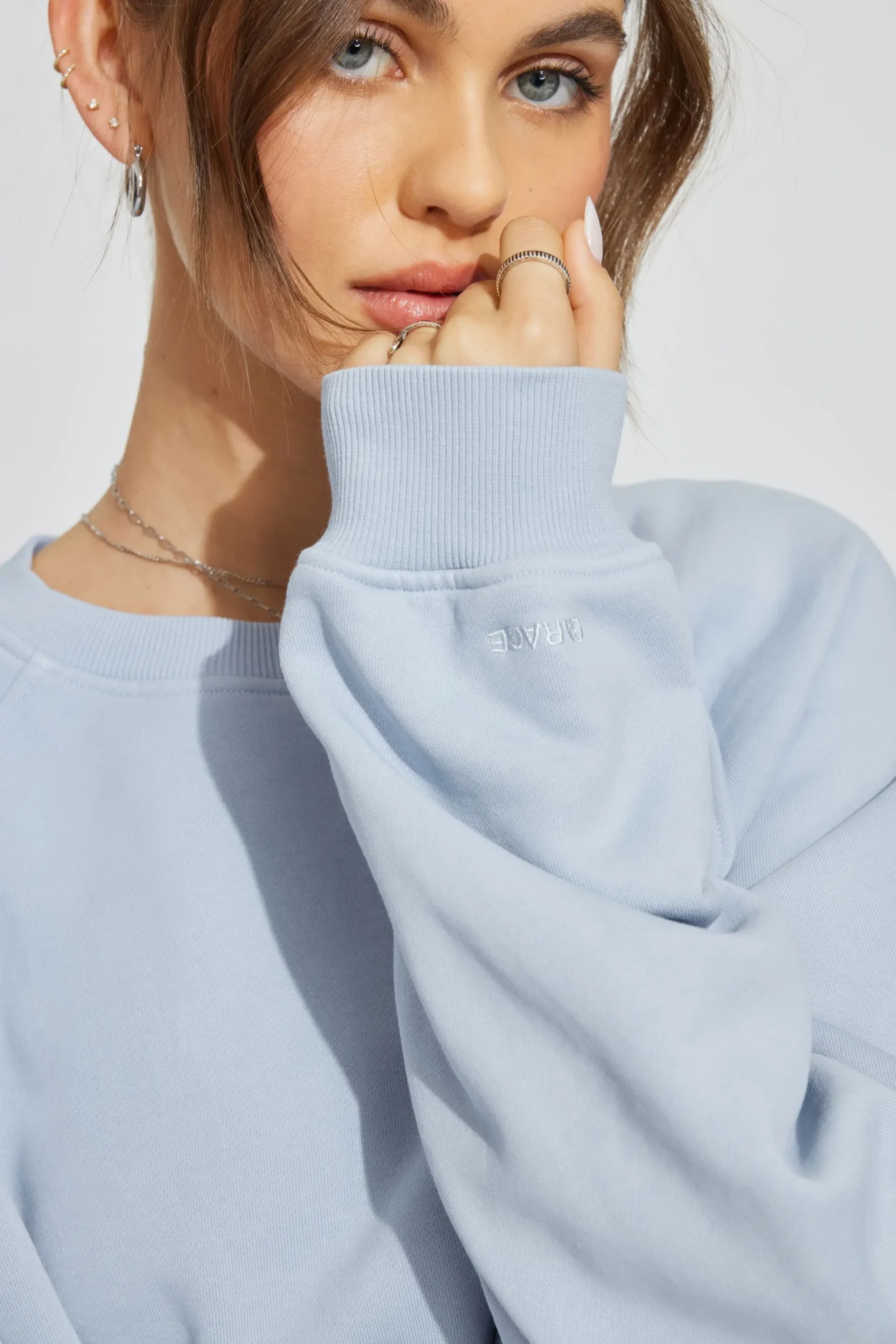 Elevated Oversized Crewneck*Garage Clothing Discount
