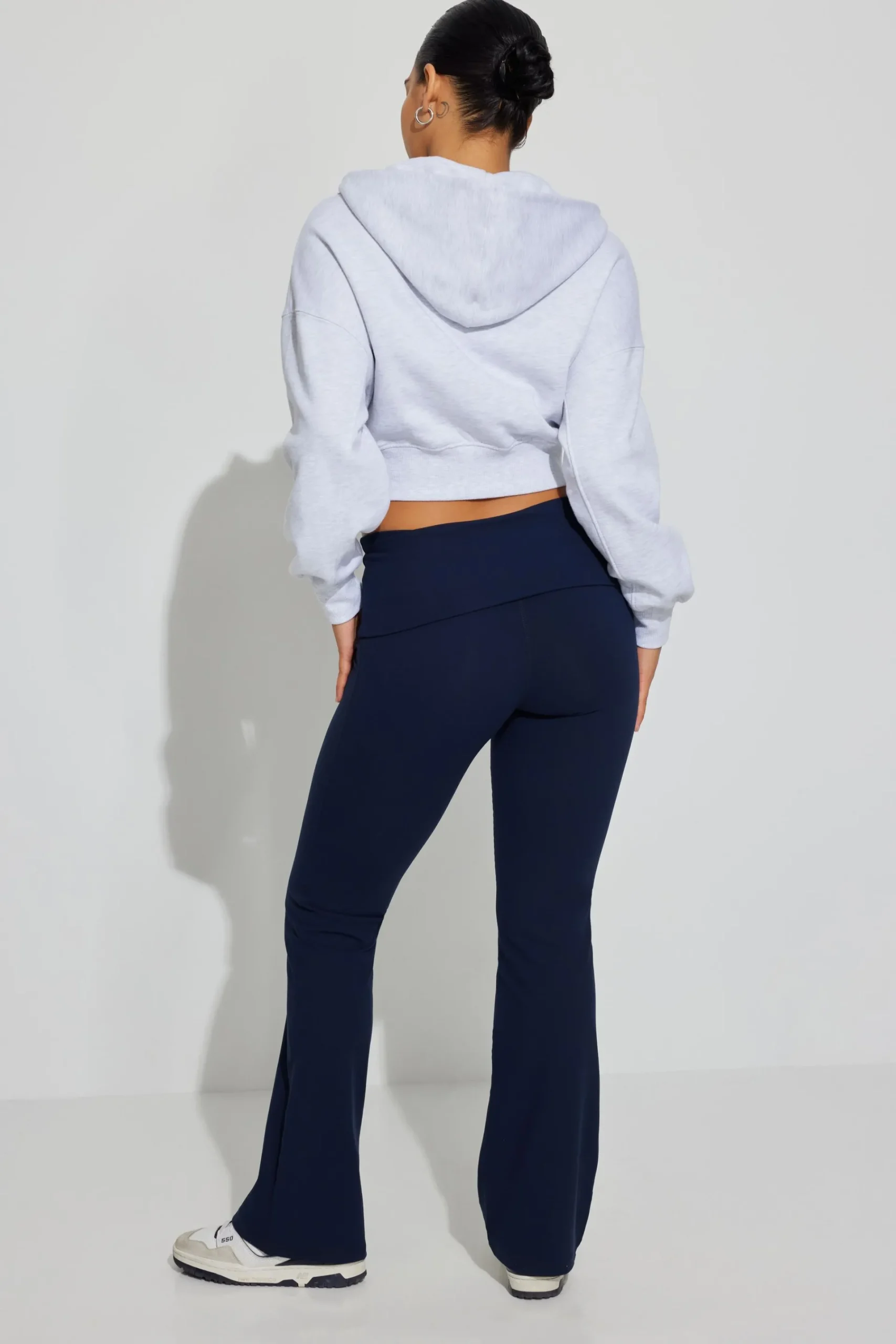 Fold Over Bootcut Legging*Garage Clothing New