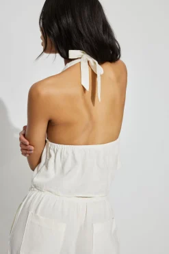 Halter Flyaway Top*Garage Clothing Cheap