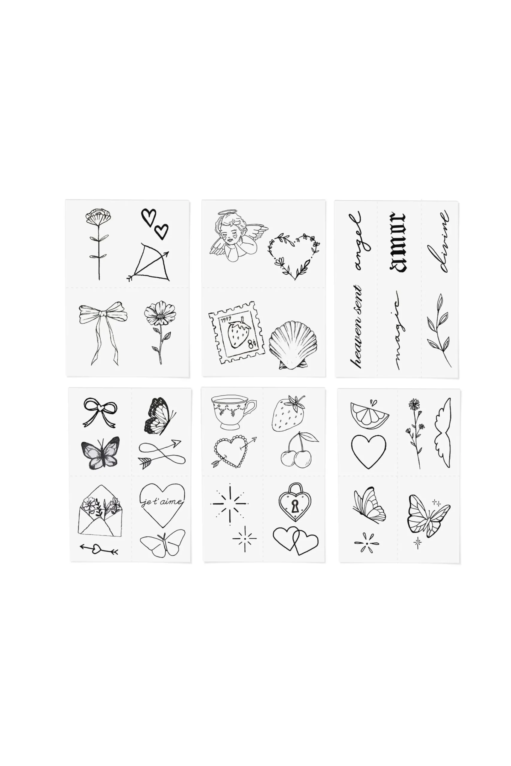 Inked By Dani Temporary Tattoos*Garage Clothing New