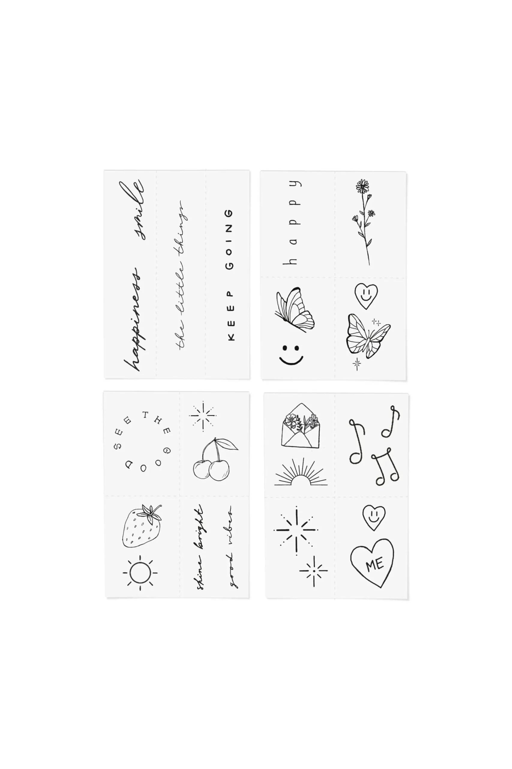 Inked By Dani Temporary Tattoos*Garage Clothing New