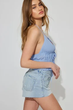 Kaya Flyaway Halter Top*Garage Clothing Sale