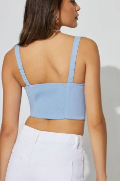 Lia Lace Trim Bustier Top*Garage Clothing Store