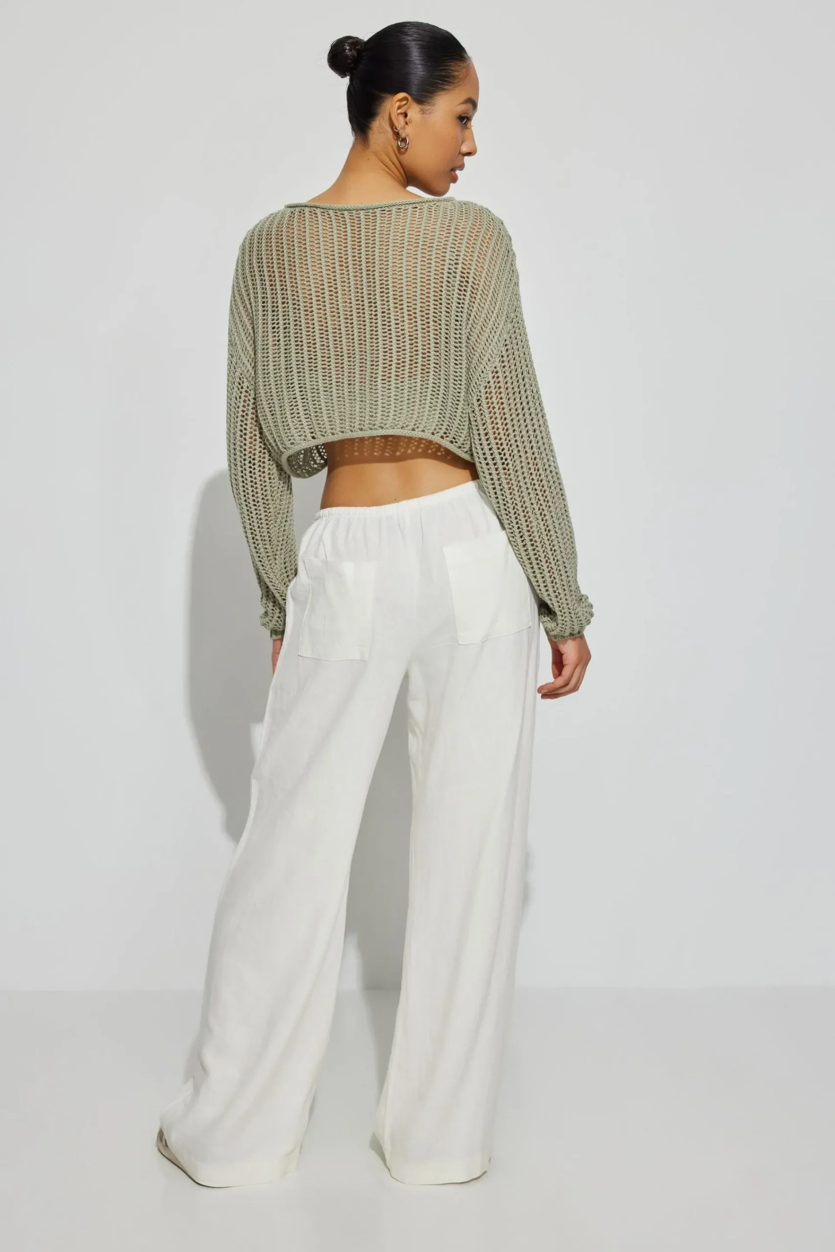 Linen Pull On Pant*Garage Clothing Outlet