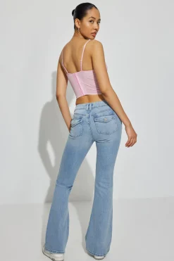 Low Rise Flare Jean*Garage Clothing New