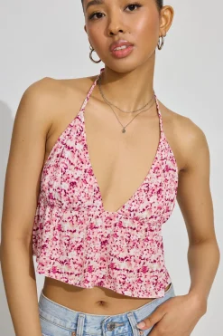 Madison Apron Back Halter Top*Garage Clothing Fashion