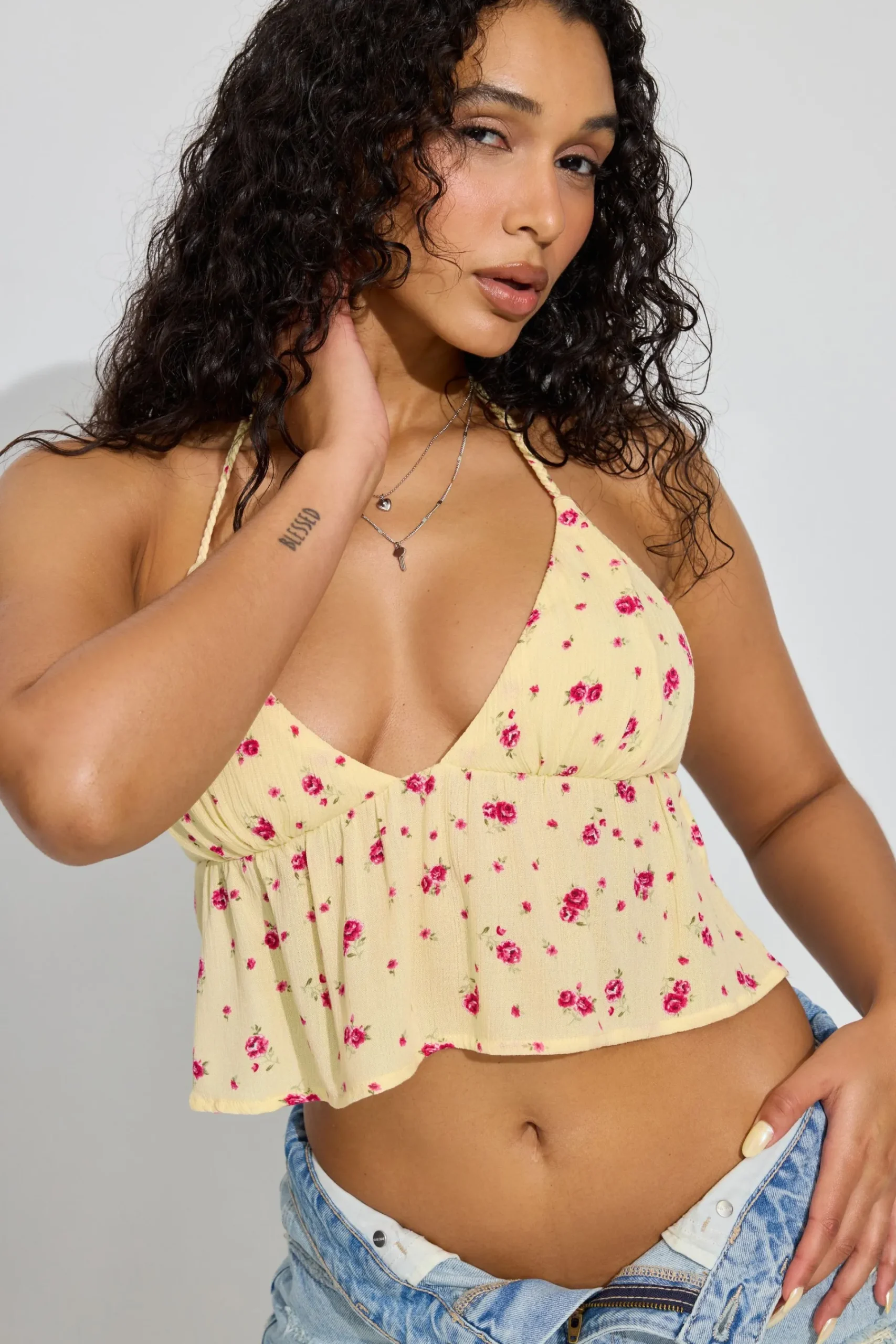 Madison Apron Back Halter Top*Garage Clothing Shop