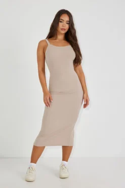 Naomi Low Back Midi Dress*Garage Clothing Online
