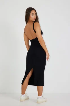 Naomi Low Back Midi Dress*Garage Clothing Best Sale