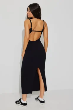 Natalie Low Back Midi Dress*Garage Clothing Hot