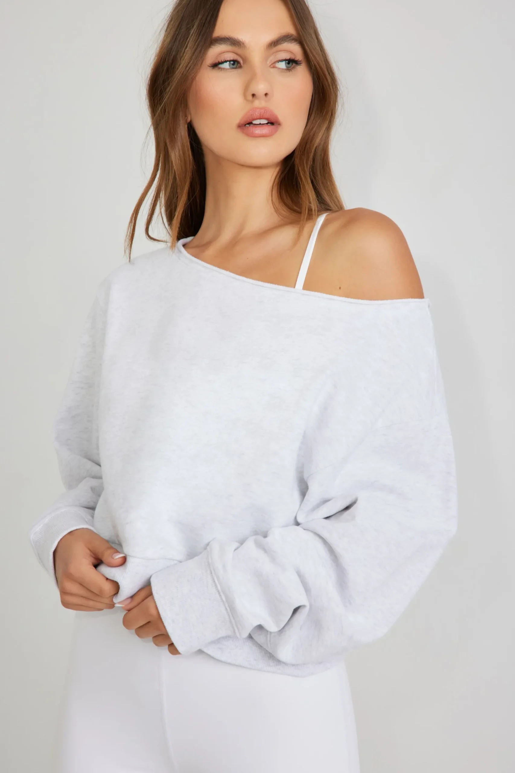 Off Shoulder Sweatshirt*Garage Clothing Clearance