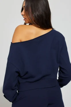Off Shoulder Sweatshirt*Garage Clothing Outlet