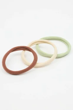 Pack Of 18 Seamless Hair Elastics*Garage Clothing Fashion