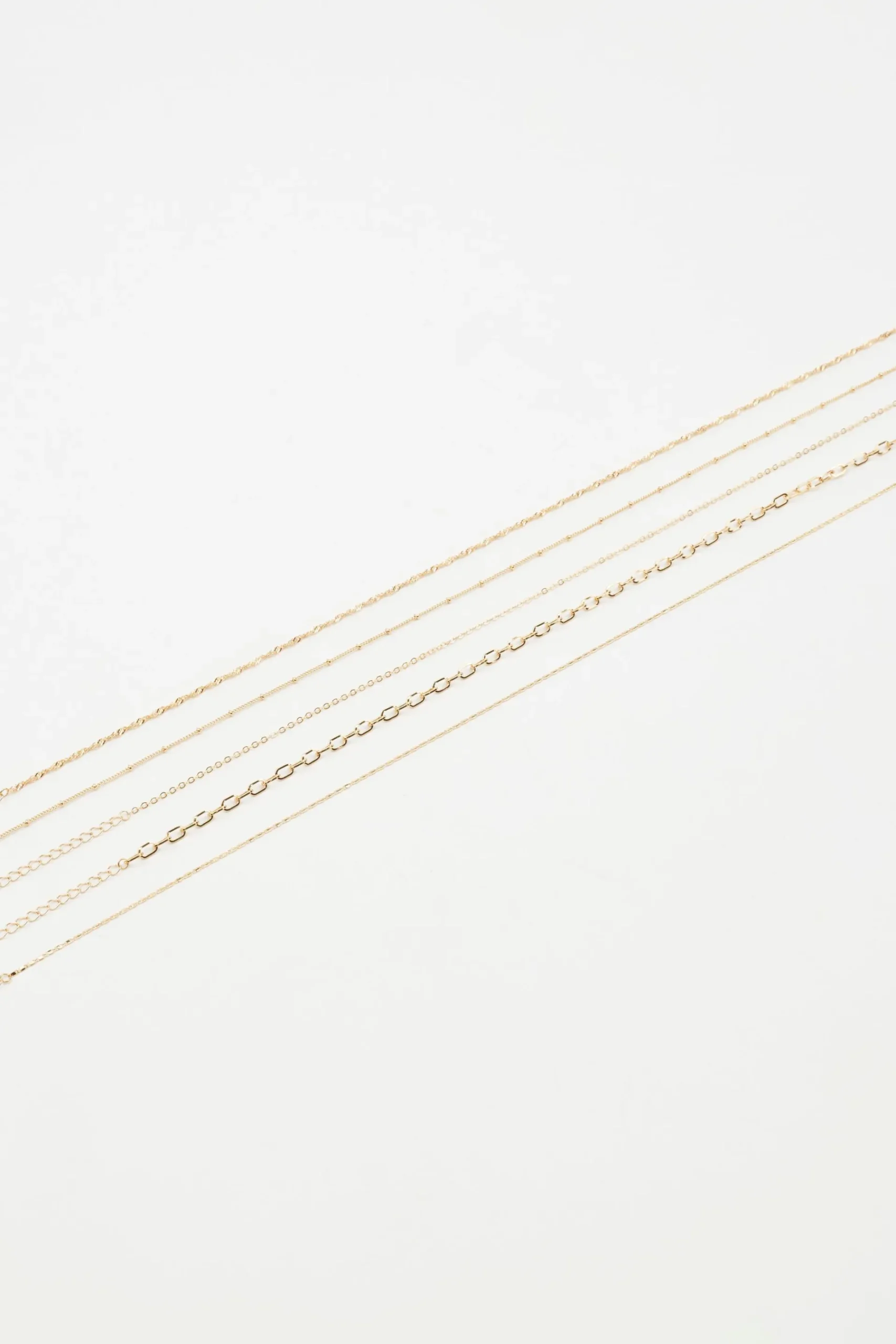 Set Of 5 Classic Chains*Garage Clothing Store