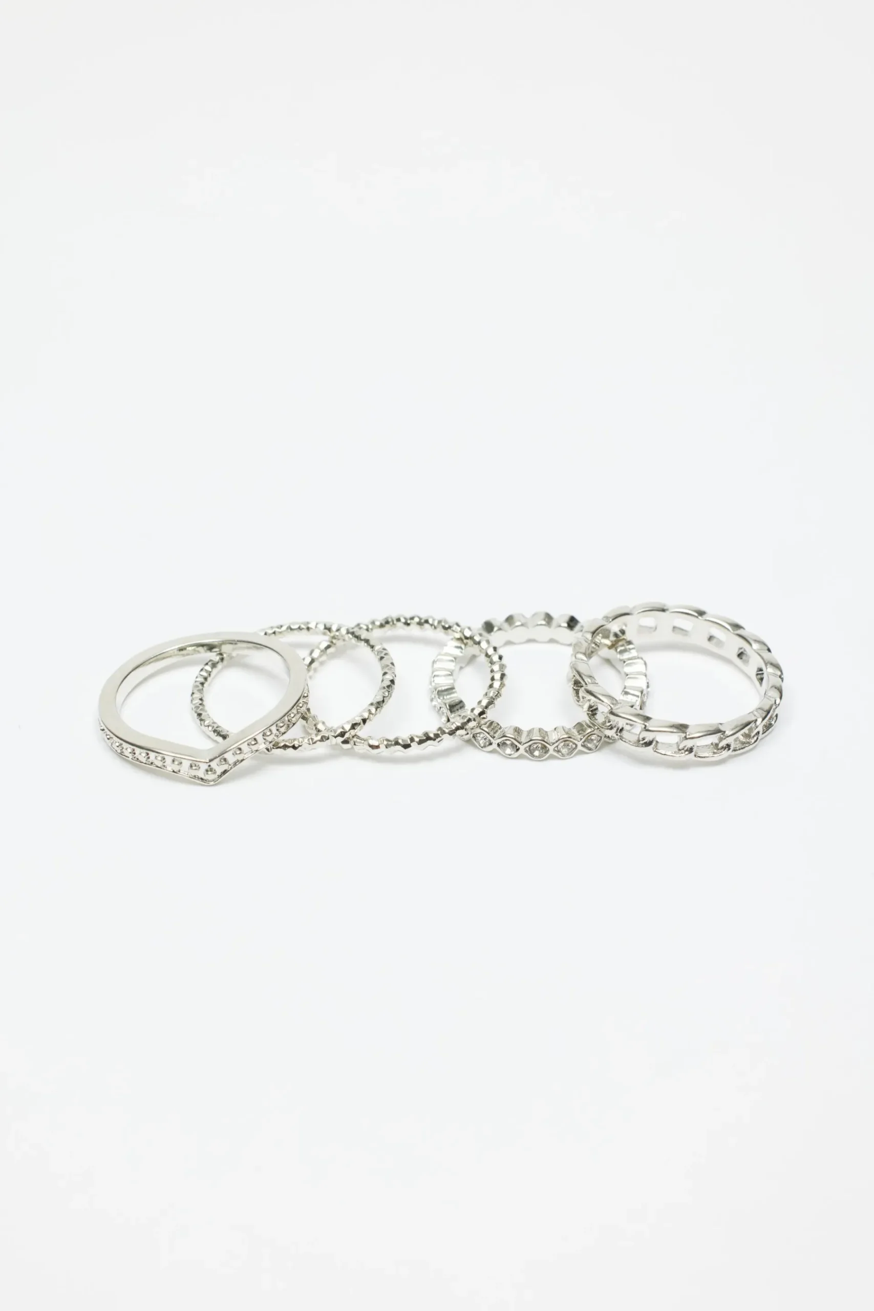 Set Of 10 Gem, Rose & Star Rings*Garage Clothing Fashion