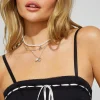 Set Of 3 Pearl & Charm Necklace*Garage Clothing Sale
