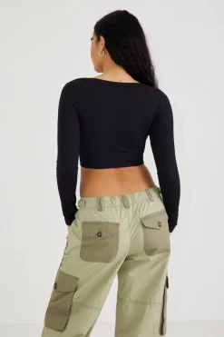 Sonia Seamless Long Sleeve Top*Garage Clothing New