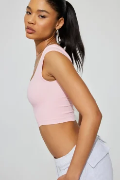 Square Neck Seamless Tee*Garage Clothing New