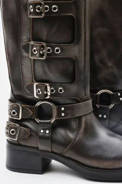 Steve Madden Brocks Knee High Boots*Garage Clothing Discount