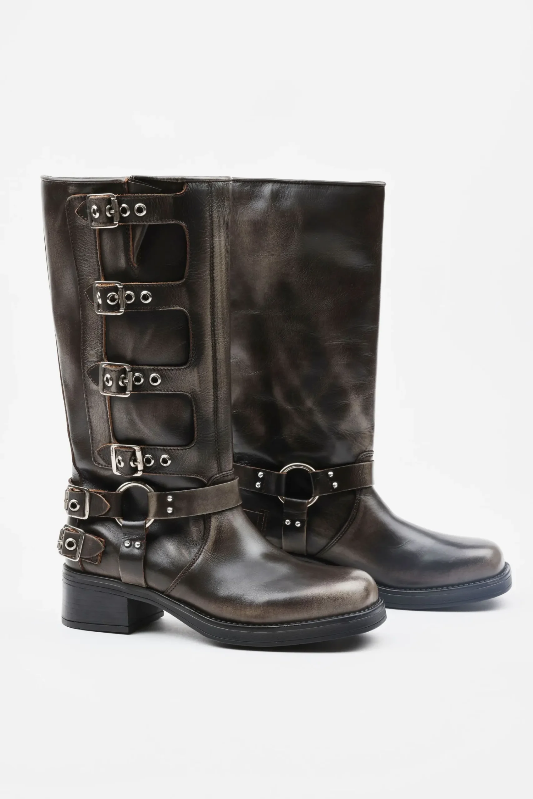 Steve Madden Brocks Knee High Boots*Garage Clothing Discount