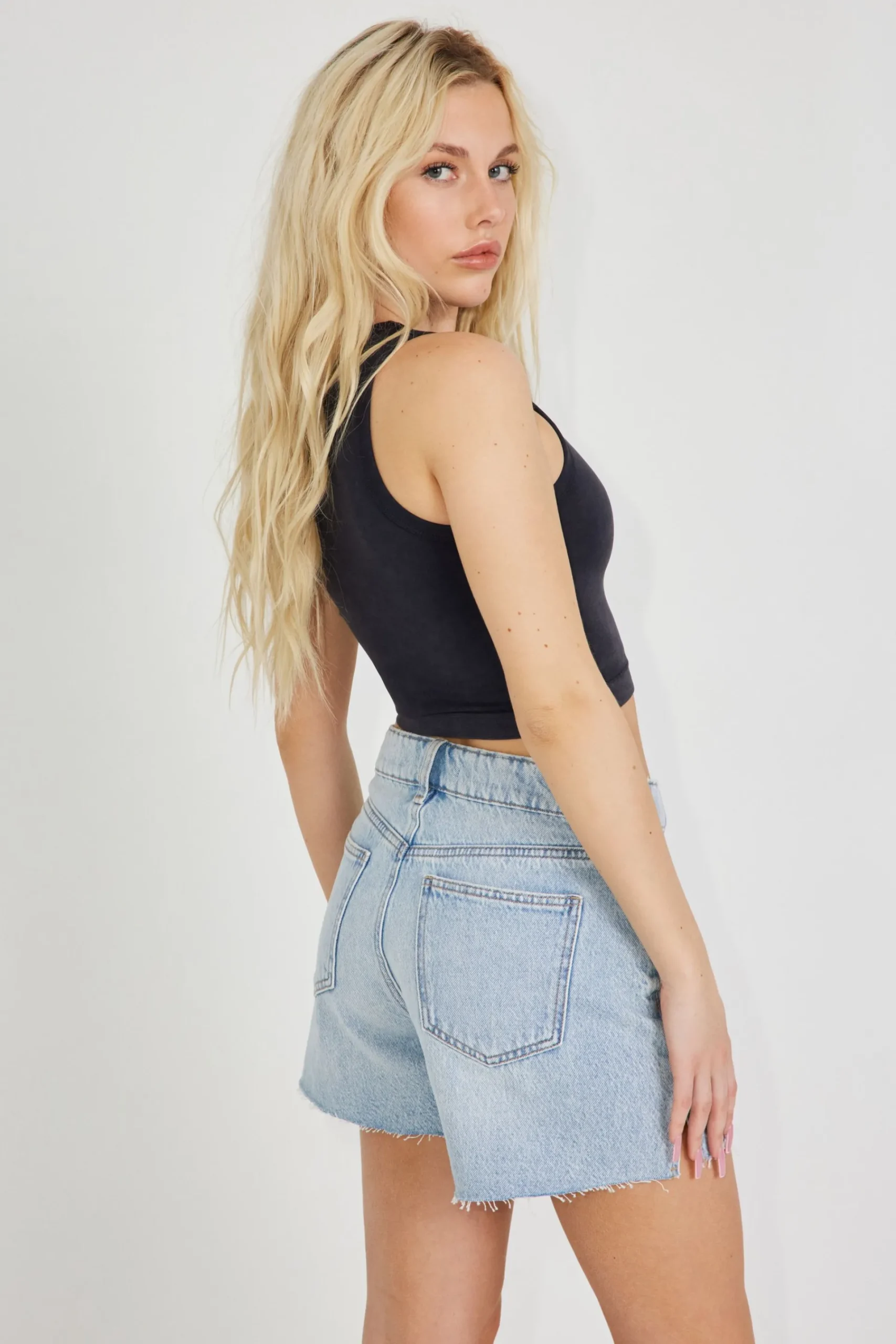 Vintage Cut-Off Denim Short*Garage Clothing New
